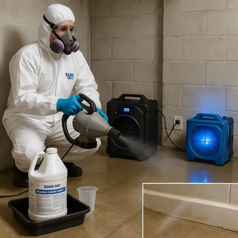 Sanitization and Odor Removal process in Golden Shores, AZ