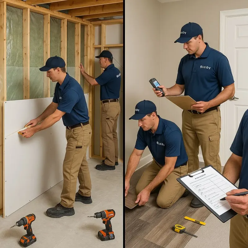 Repairs and Reconstruction process in Golden Shores, AZ